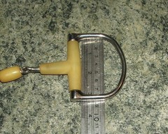 Used Stainless Steel 5 inch Nylon D-Bit with Lozenge