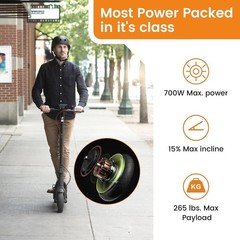 Navee V40 Electric Scooter 700W ‎25Miles Adult Foldable IP55 Waterproof 10″Tire