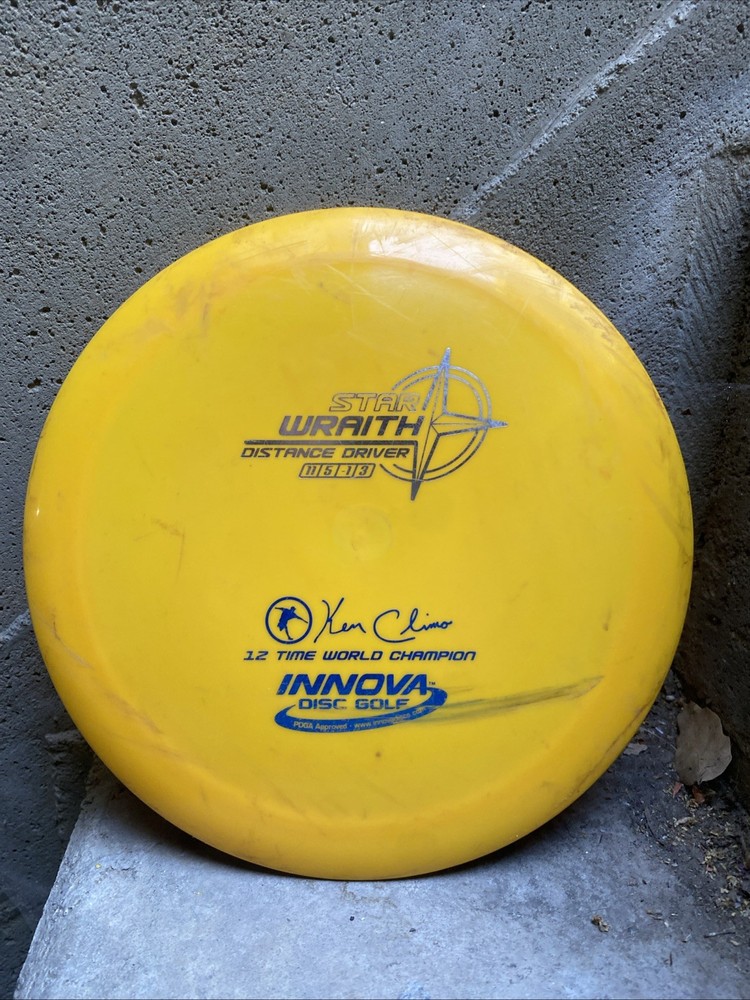 Innova Penned Star Wraith Ken Climo 12x 175g *WR Disc Golf No Ink