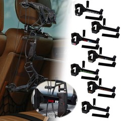 2Pcs Bow Hanger for Truck Headrest Archery Hunting Bracket Holder