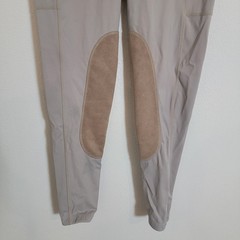 Willit Taupe Small Breeches Equestrian Pull-On Pant Zip Riding Horseback Tan