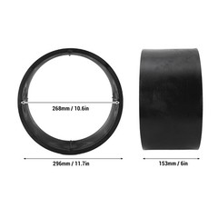 Go Kart Tire Sleeve 11×7.10-5 PVC Drift Sleeve for Enhanced Drifting Performance