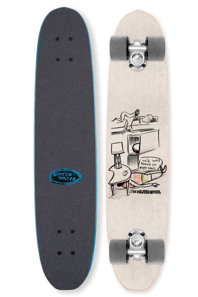 The Heated Wheel Polarizer Neil Blender Made In Vietnam Complete Skateboard