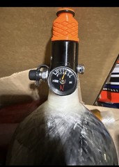 68ci 4500psi HPA Paintball Tank Model 4500