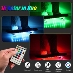 LED Skateboard Light, Remote Control Skateboard Light, Longboard Light,Shortboar