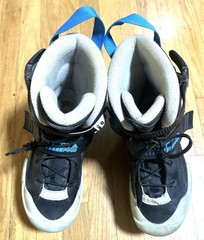 K2 Fatty Pro Aggressive Inline Skates Black/Blue Rollerblades – US size Mens 10