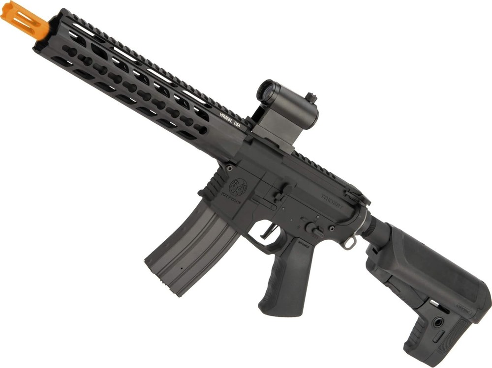 Krytac Full Metal Trident MKII CRB Airsoft AEG Rifle – Keylock – Black