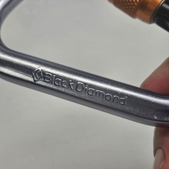 Black Diamond Belay and Black Diamond Locking Carabiner Rock Climbing Gear
