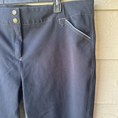 Piper by SmartPak Equestrian Horse Navy Blue Riding Pants Womens SZ 46 Reg