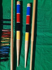 Rare Forster USCA Croquet 4-Player Tournament Grade 1987-1988 Brass Ring Mallets