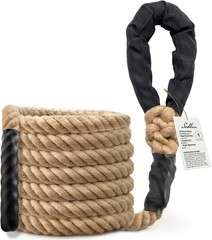 Climbing Rope Gym Workout – 10FT 15FT 20FT 25FT 30FT 35FT Heavy Duty Jute Thick