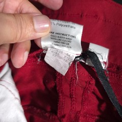 Romph Breeches Women 30R Red Equestrian Riding Pants Full Seat High Rise Stretch