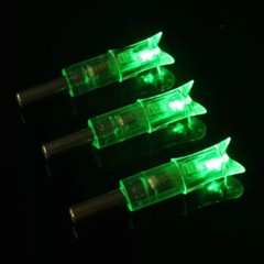6/12pcs Lighted Nocks for Bolts 297-302 Crossbow Bolts ID 300»/7.62mm Half Moon