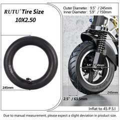 10 x 2.50 tire and Inner Tube for Smart Self Balancing Scooters, Hover Board …