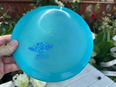 2021 Blue GLOW Flat Champion Eagle Disc Golf Innova Penned (Free Returns) #2416