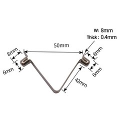 Reliable Pack of 100 Spring Clips Designed for Tents and Paddle Boards