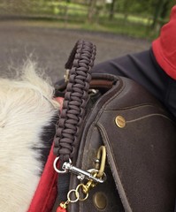 English Western Saddle Cotton Grab Strap, Horse riding Equipment