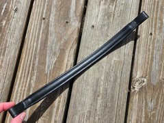 NEW High Quality Black Leather SILVER GLITTER Dressage Browband – F/S – 15.5″ L