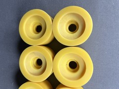 Vintage NOS BELAIR Perfection 62mm Roller Skate Wheels Set of 8 Crest Quad New