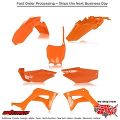 ACERBIS FULL PLASTIC KIT ORANGE Honda CRF110F 2019-2024 2861935226 fitment