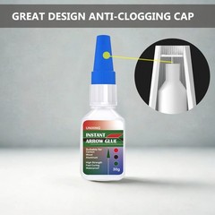 4 Pack Arrow Glue, Fast Curing Fletching Insert Clear Adhesive clear