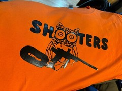 ((Shooters)) Funny/Swag/ PAINTBALL T-SHIRT size large BigBallHer brand