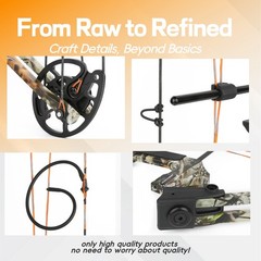 0-70lbs Adjustable Compound Bow Carbon Arrow Kit Archery Shooting Hunting Target