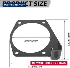 4 Bolt Throttle Cable Bracket Fits for Engine Intakes 92mm-102mm LS LSX LS1 LS2