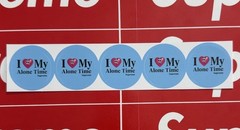 Supreme I Love My Alone Time Sheet Of 5 Sticker SS26 Authentic Ships Same Day ✉️