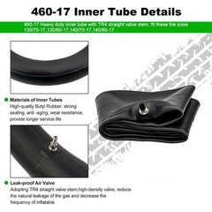 460-17 Inner Tube 130/80-17 Motorcycle Heavy Duty Tire Inner Tube for 130/70-17