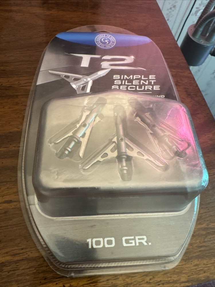 G5 Outdoors Broadheads 100 grain T2 Socket Lock 740 Archery Hunting