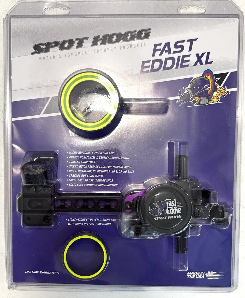 🏹 Spot Hogg Fast Eddie XL Double Pin .019 Bow Sight 🎯