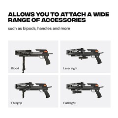 BALLISTA Bottom Picatinny Rail for Ballista Bat Pistol Crossbow