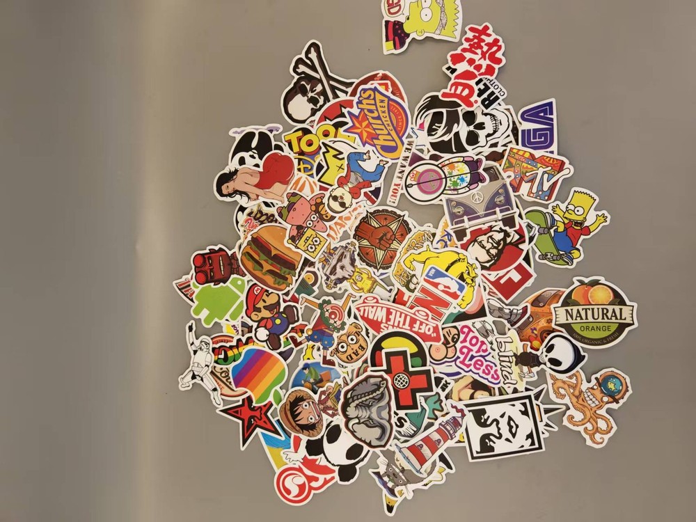 US 100*Skateboard Stickers Bomb Vinyl Laptop waterbottle Luggage Decals Dope