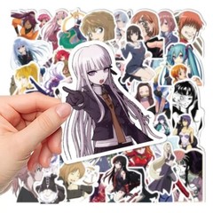 50 Mixed Heroine Demon Slayer Naruto Dragon Ball Anime Waifu Sticker Vinyl Decal
