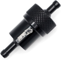Billet Aluminum Universal 1/4 Sintered Bronze In-Line Fuel Filter for Motorcycle