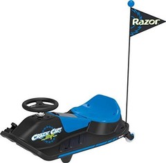 Crazy Cart Go Kart Black/Blue Standard Packaging Shift – Standard Packaging