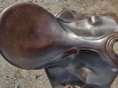Kieffer dressage saddle 17.5″ Sattelmacher Munchen Brown