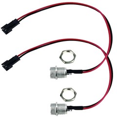 2X 3 Pin 2-Male Plug 2 Wire Hoverboard Charging Port For Scooter Charger Cable