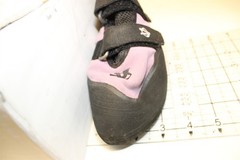 Evolv Elektra Womens Size 9.5 41 USA Made Purple Black Strap Rock Climbing Shoes
