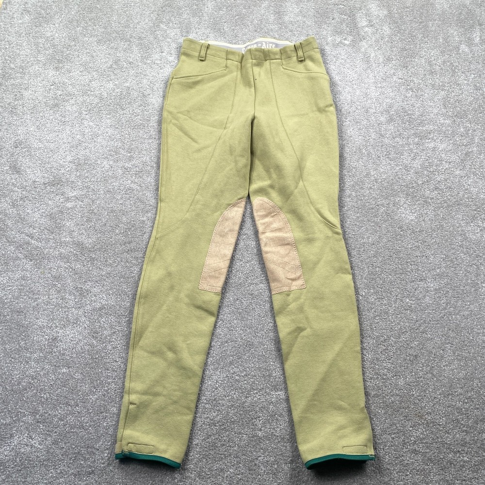Devon-Aire Women’s Equestrian Horse Riding Pants Skinny Leg Size 30L Beige