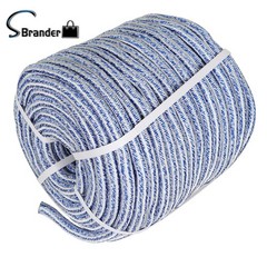 3/4 Inch × 200 Feet 24 Strand Braided Rope Arborist Tree Rope Blue And White