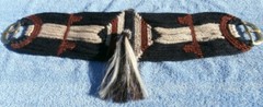 Mohair Horse Hair Tassel 24 Strand 31 in. Horse Cinch Brass Hardware