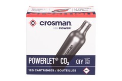 12 Gram CO2 Powerlet Cartridges for Airguns