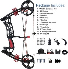 Arrows Dual-use Draw Accessories Archery Compound Bow Steel Ball Set 30-60LBS