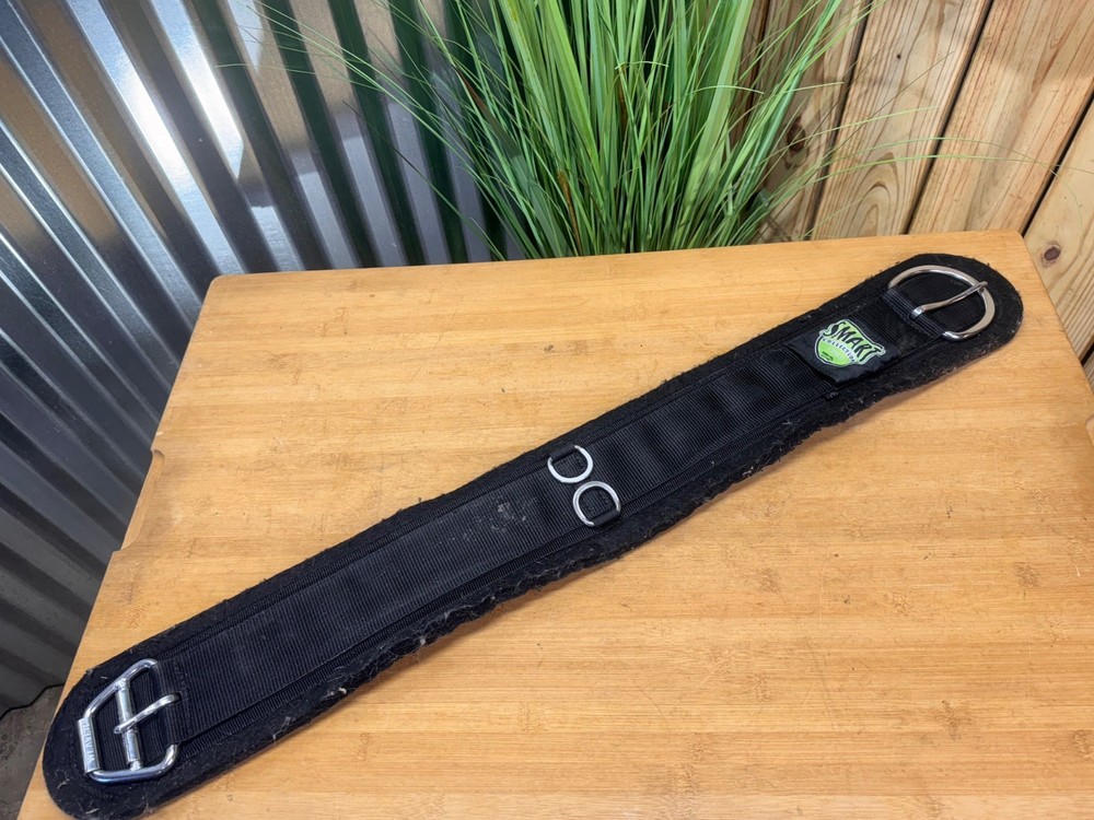 Weaver Smart Cinch Black Felt Western Horse Cinch Girth ~36″