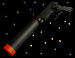 G1 Metal 911 .25 Replica Airsoft Pistol FPS-230 6MM BB Gun Super Sub Compact