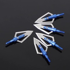 Hunting Arrowheads 100 Grain Broadheads Arrow Heads Tips for Shooting Outdoor
