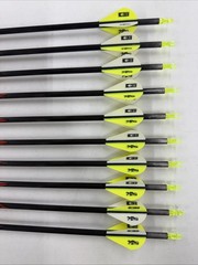 Black Eagle Arrows Rampage 200 Spine Full Length Arrows 4 Fletched – Item 4214