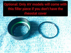 *** Axcel Short Shade Torque Ring *** AV & AVX Models – AV25 AV31 AVX41 AVX31